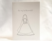 Will You Be My Bridesmaid - Bridesmaid Cards