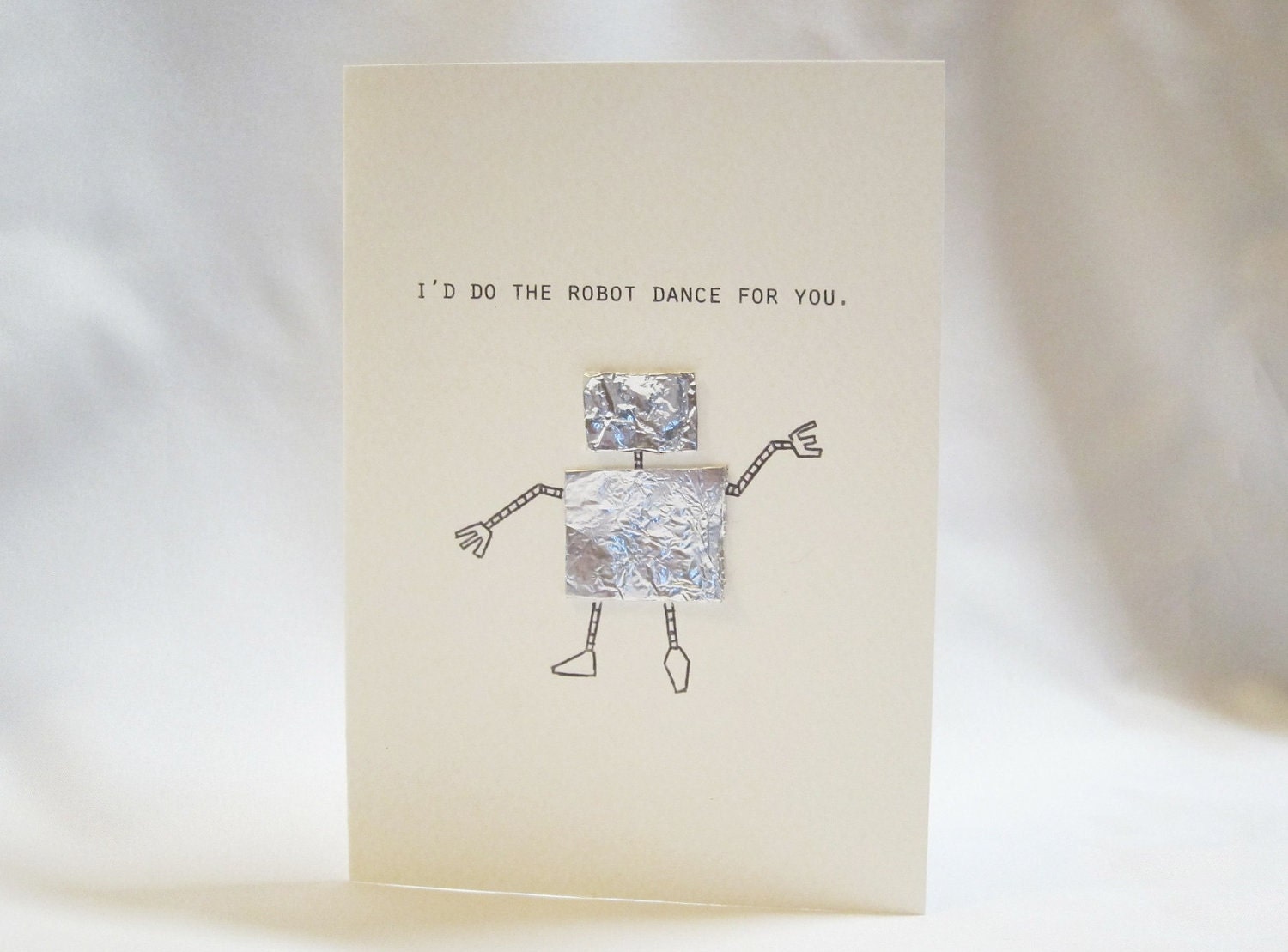 Robot I Love You Card