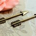 10 Pieces of 30mm "The Hunger Games Arrow"  Feather Arrow Charm Pendant (.CM)