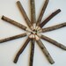 Super Big Twig Colored Pencils Made of Natural Distressed Wood