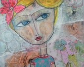 Original Mixed Media Art by Rachelle Panagarry