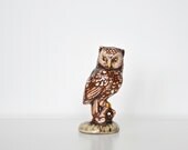 Vintage ceramic owl figurine