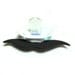 Black Mustache pacifier 0 to 6 months