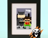The Dynamic Duo - Batman & Robin : Original Illustration - Giclee Print