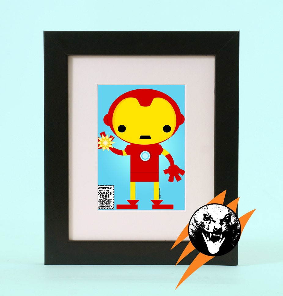 I AM IRONMAN Original Illustration - Giclee Print