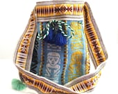 Vintage Draw String Native Tote