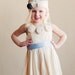 The Edwardian: Flower girl dress for wedding  in cotton, silk or satin. Bridesmaid dress. flower girl dresses.