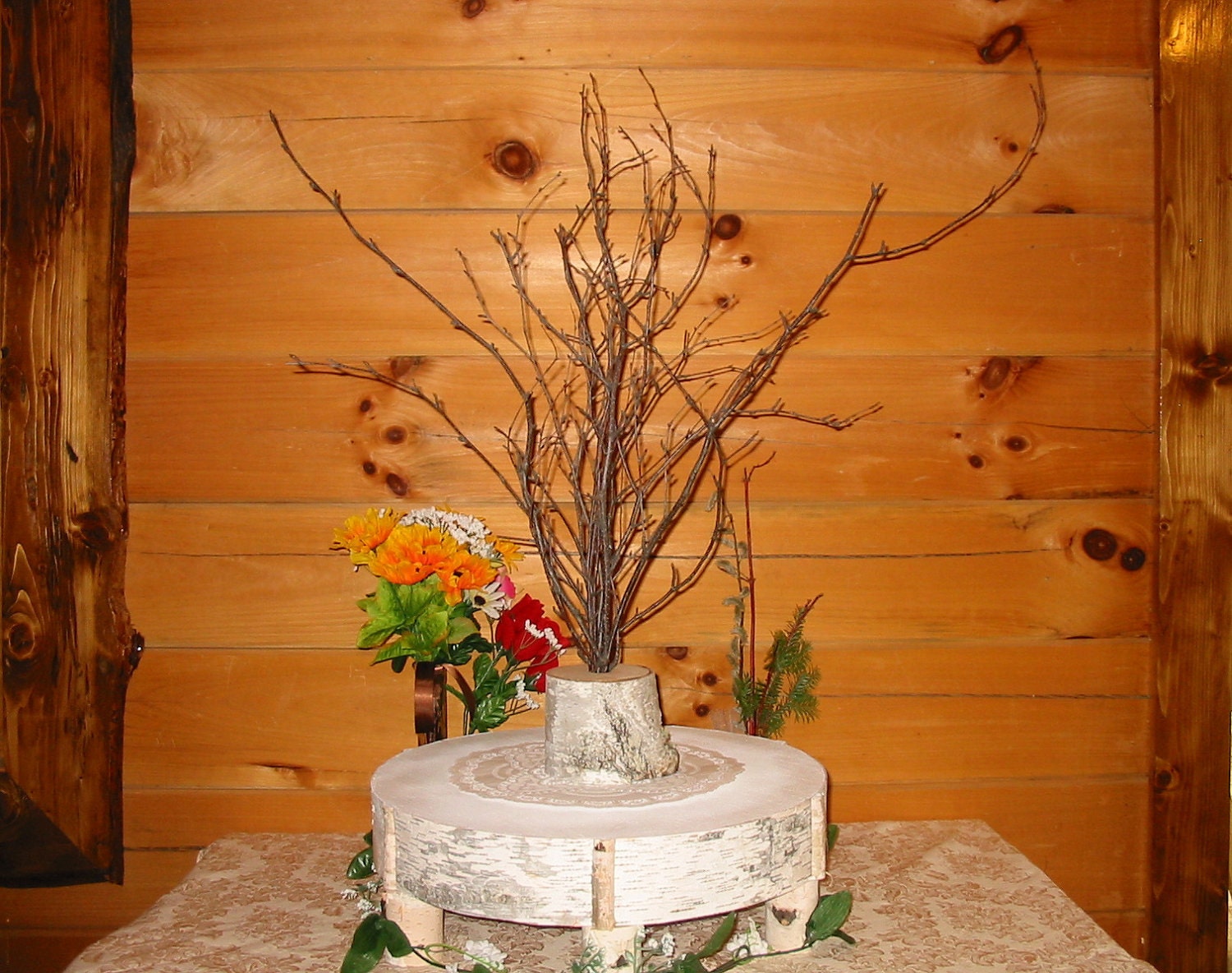 Birch and Branch Wedding Center Piece, Wishing Tree, Wedding table, Center Piece, branch center piece