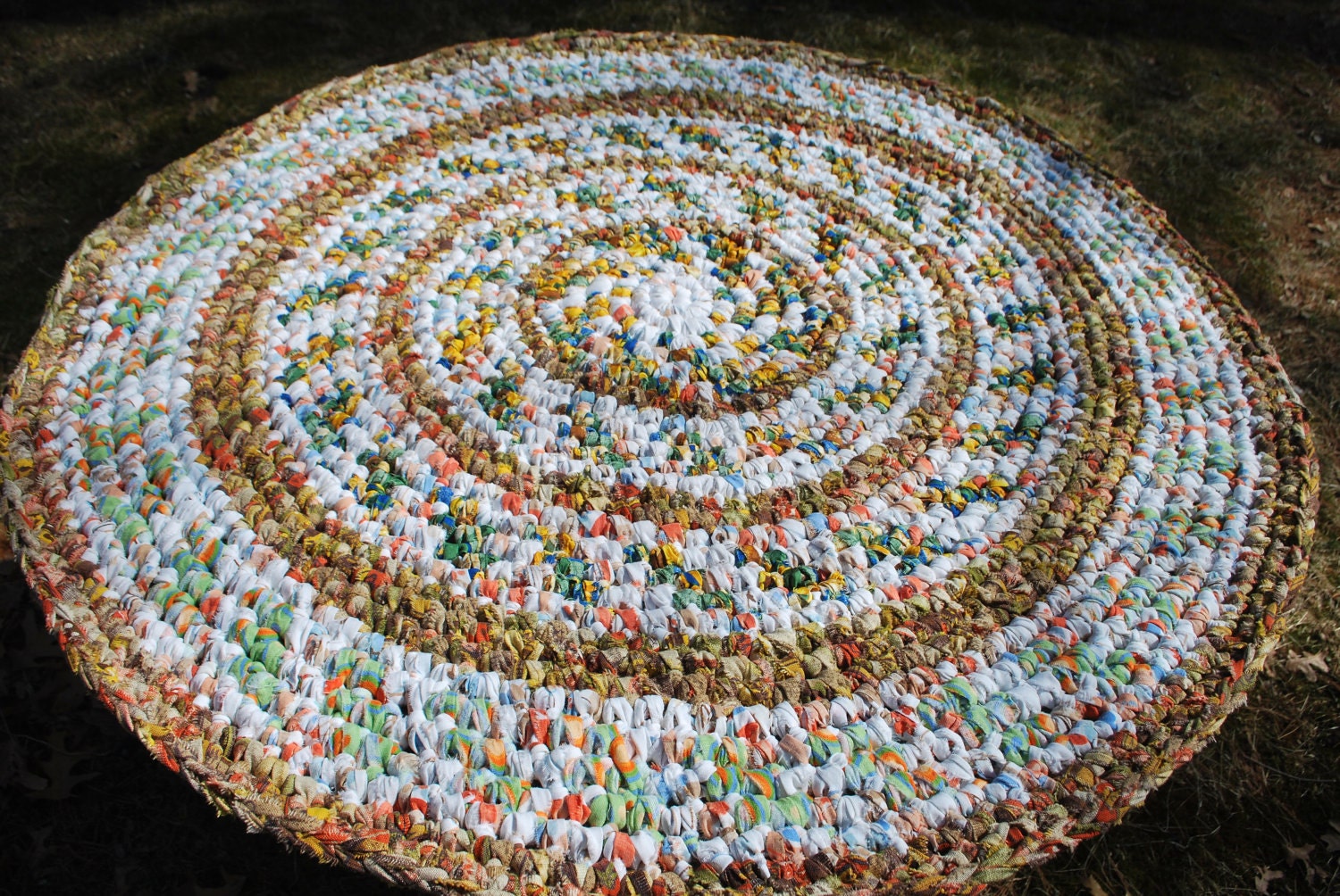 handmade circle rug - irynabat25
