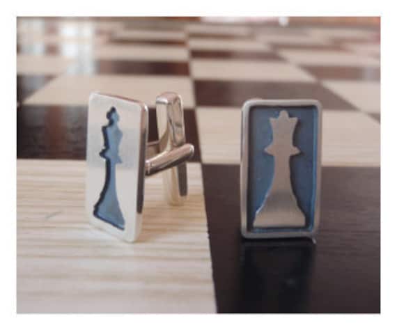 CheckMate Cuff Links - Sterling Silver (925)