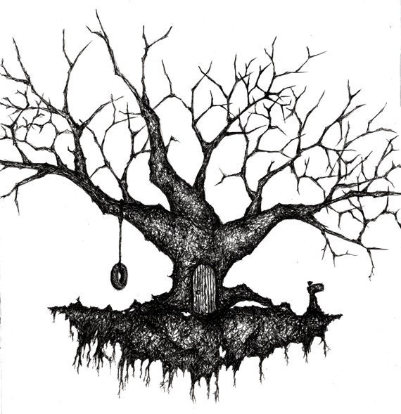 Tree House - 8" x 10" Mounted Print
