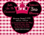 Mickey Mouse or Minnie Mouse Digital Birthday Invitation Il_170x135