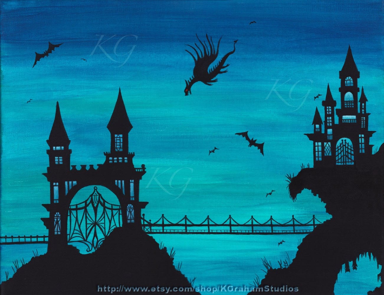 Gothic Landscape Painting