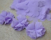 2 yards High Quality Lilac Purple Chiffon Flower Lace Trim DIY Handmade Accessory  A0847