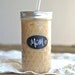 Mason Jar Tumbler Gift - Personalized Mason Jar Tumbler - Iced Coffee For Mom