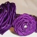 RockinDogs Custom Swarovski Crystal and Ribbon Flower Dog Collar in Your Wedding Colors