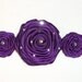 RockinDogs Custom Swarovski Crystal and Ribbon Flower Dog Collar in Your Wedding Colors