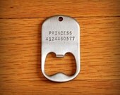 Personalized Dog Collar Tag Bottle Opener