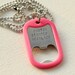 Personalized Gift Dog Tag Bottle Opener Necklace