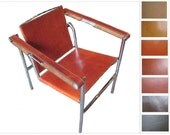 LC1 Basculant Sling Chair in Premium Saddle Leather