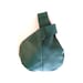 Reserved for Cassondra Baby Buddha Wristlet Clutch Ivy Green Leather Round Wristlet Purse