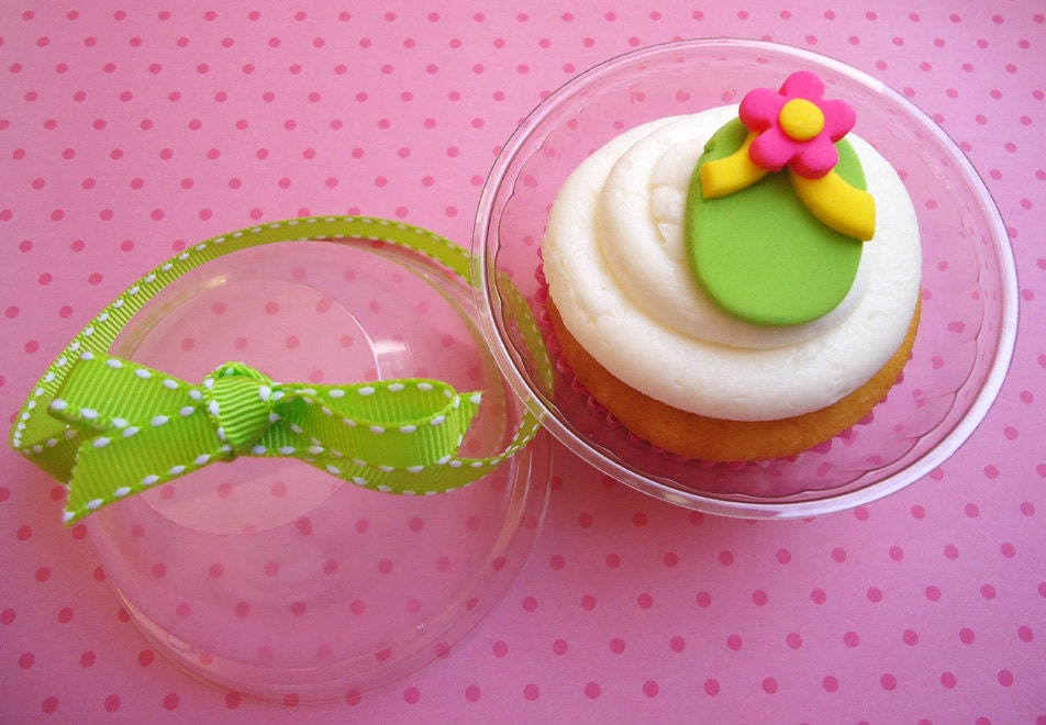 Clear Cupcake Favor Boxes - 2 Dozen