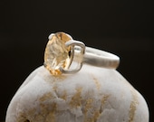 Citrene Silver Ring