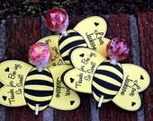 Personalized Bumble Bee Lollipop Party Favors- Printable