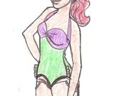 Princess Ariel Swimsuit Disney Little Mermaid
