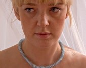 Bead necklace "Blue Lady" Free shipping