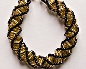 Bracelet "Black & Gold" Free shipping
