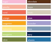 Color Sample Refundable DEPOSIT / Choose up to 10 colors