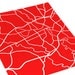 Athens, GA Custom Map Print / University of Georgia UGA Art Poster / 8x10 / Any color