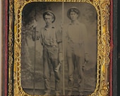 Plumbers occupational Tintype sixth plate