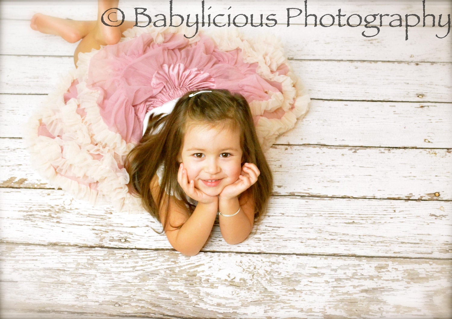 LARGE 5ft x 5ft Vinyl Photography Backdrop / Floordrop Barn Wood Floor