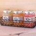 Pure Raw Honey Tea, Gift set of 3 with wire gift basket. Choose your favorite flavors. 8 oz.