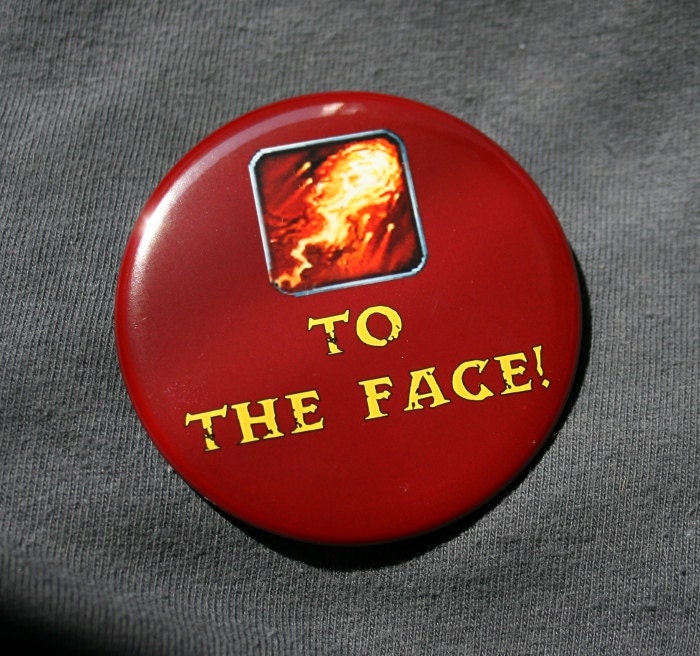 World of Warcraft Button - Pyroblast