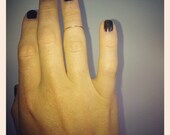Single layer knuckle ring - 1 gold filled knuckle wire band.