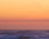 New Discovery, Abstract, Minimal, Sunset, Pacific Ocean in the Fall