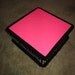Cake Pop Stand Pink Zebra Square 8"