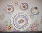 Spode Copeland Mayflower Pattern Table Settings