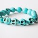 Turquoise Skull Bracelet
