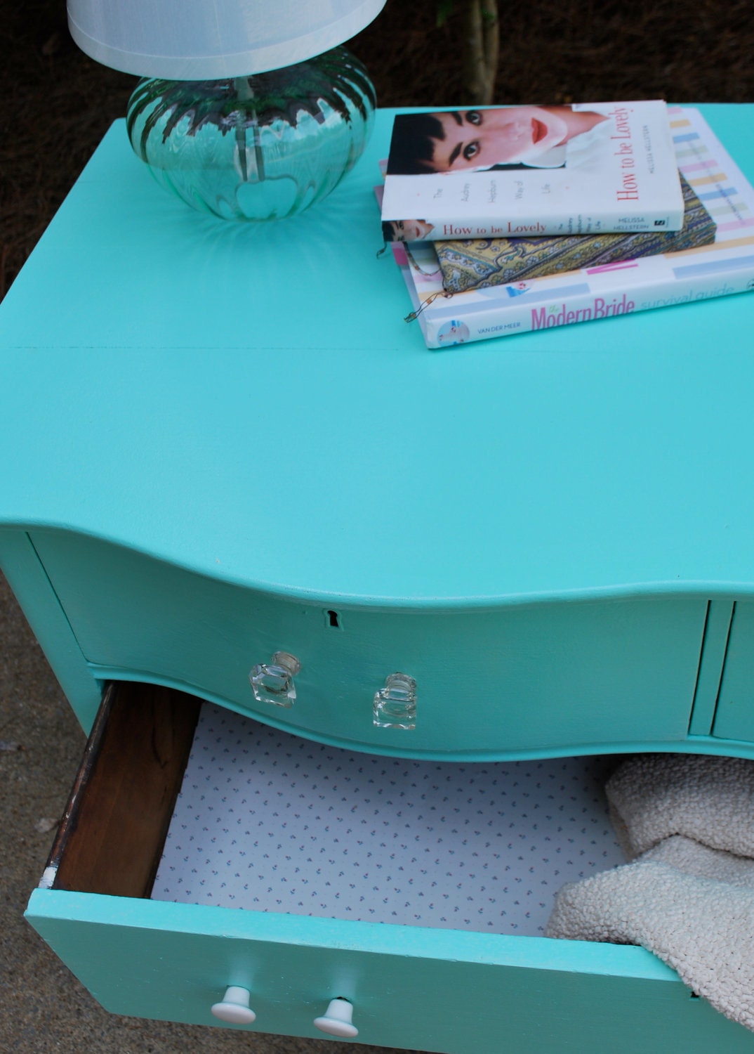 Tiffany Blue Antique Dresser