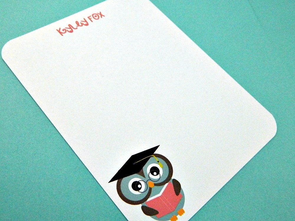 Personalized Stationery Graduation Thank You Cards
