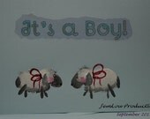 It's a Boy Sheep Card