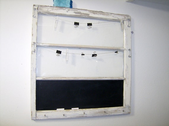 Chalk Message Board Window Architectural Salvage Shabby Chic