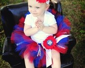 U pick any sports team custom tutu w/matching headband or hairbow your choice
