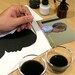 Custom Silhouette 5x7 hand painted & personalized from your photo ORIGINAL ART