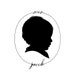 Custom Vintage Style Silhouette hand painted & personalized from your photo 8x10 ORIGINAL ART