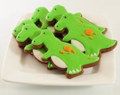 Trex Dinosaur Sugar Cookies